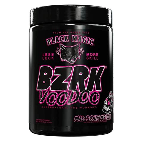Bzrk black spell elixir pre workout